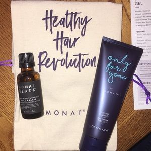 Men’s Monat BLACK Beard oil  Flexible Hold Gel!